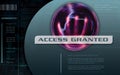 Access Granted Computer screen Royalty Free Stock Photo