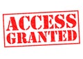 ACCESS GRANTED Royalty Free Stock Photo