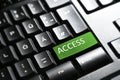 Access , Keyboard button enter symbol Royalty Free Stock Photo