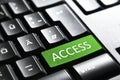 Access , Keyboard button enter symbol Royalty Free Stock Photo