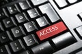 Access , Keyboard button enter symbol Royalty Free Stock Photo