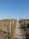 Access path to the beach dunes.