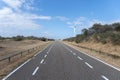 Road to Banjaard Beach at the Oosterschelde barrage. Kamperland in the province of Zeeland in the Netherlands