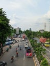 access road to the city of Surabaya which is always busy