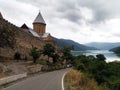 The access road and view to Ananur Castle is varied and the background of mountains makes it more attractive