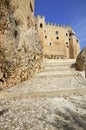 Access to the castle of Velez Blanco