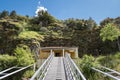 Access to the pier and station Royalty Free Stock Photo