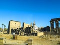 Luxor Temple is an Egyptian temple complex founded in 1400 BC.