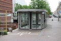 Access to the underground parking garage of the municipality of The Hague for residents in the city center Royalty Free Stock Photo