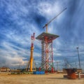access tower project saipem indonesia Royalty Free Stock Photo