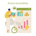 Accessibility Concept with Data and Royalty Free Stock Photo