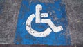 accessibility disabled parking area for wheelchair users