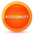 Accessibility Natural Orange Round Button