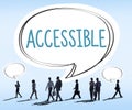 Accessible Approchable Attainable Available Business Concept Royalty Free Stock Photo