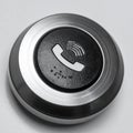 Accessible Emergency Call Button with Braille Royalty Free Stock Photo