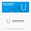 Accessories, Beauty, Lux, Necklets SOlid Icon Website Banner and Business Logo Template