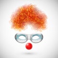 Accessories clown Royalty Free Stock Photo