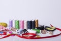 Accessories for hand sewing Royalty Free Stock Photo