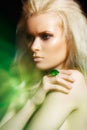 Accessories, jewelry. Glamour fashion beauty model Royalty Free Stock Photo