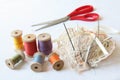 Accessories for sewing Royalty Free Stock Photo