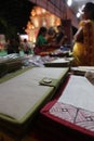 Accessories stall at Durga Puja Pandal. Mumbai, Maharashtra, India. 5th October 2019 Royalty Free Stock Photo