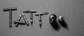 Accessories tattoo sign, tube steel