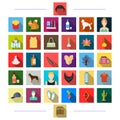 , accessories, textiles, medicine and other web icon in flat style.gate, tourism, business, icons in set collection.
