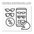 Accessorize line icon