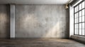 Accessorizing An Empty Concrete Room With Old-world Charm Royalty Free Stock Photo