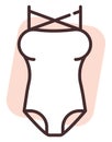 Accessory bathingsuit, icon Royalty Free Stock Photo