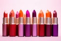 Accessory of beauty: lipstick palette unveiled Royalty Free Stock Photo