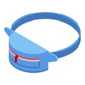 Accessory waist bag icon, isometric style Royalty Free Stock Photo