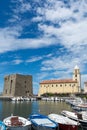 Acciaroli harbor with boats - Southern Italy