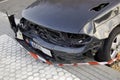 Accident car front crash Royalty Free Stock Photo