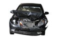 Accident damaged car