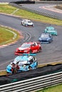 Accident in Interlagos Royalty Free Stock Photo