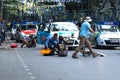 Accident in Presidental cycling tour of Turkey 2014