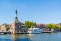 Accijnstoren, excise tower, and Bierkade in Alkmaar, Netherlands