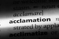 acclamation Royalty Free Stock Photo
