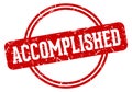 accomplished stamp Royalty Free Stock Photo