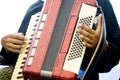 Accordian Player Royalty Free Stock Photo