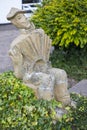 Accordian Player Sculpture at Gretna Green in Scotland