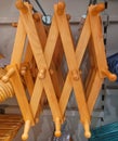 Accordian wall hanger,wood wall hat rack expanable for hanging coats