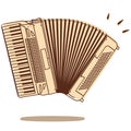 Accordion vector