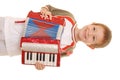 Accordion Boy 102 Royalty Free Stock Photo