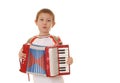 Accordion Boy 27 Royalty Free Stock Photo