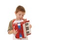 Accordion Boy 35 Royalty Free Stock Photo