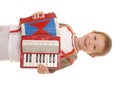 Accordion Boy 7 Royalty Free Stock Photo