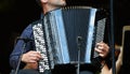 Accordion harmony. Cropped closeup shot of a musician playing an accordian.
