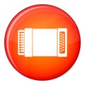 Accordion icon, flat style